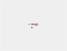 Tablet Screenshot of kr-design.co.uk